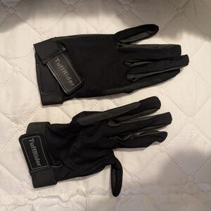 TuffRider Women's Black Riding Gloves